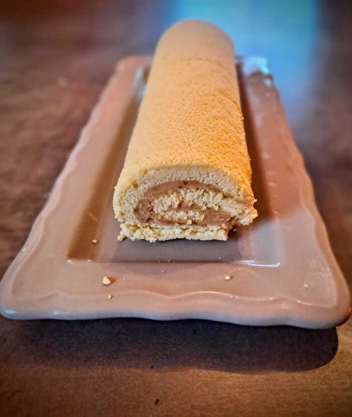 buche à la cacahuète