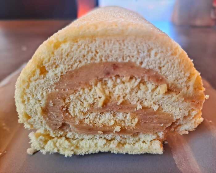buche à la cacahuète