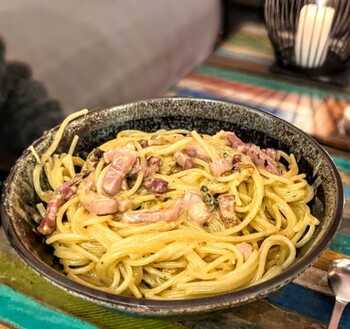 pâtes carbonara revisitées